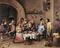 David Teniers the Younger - Twelfth Night The King Drinks